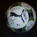GADGETS - a ball signed by Zaglebie Lubin football team for Mr. Pawel Kobylak - Bydgoszcz / Poland
