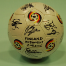 GADGETS - a ball with the autographs of the team from Finland - Bydgoszcz / Poland