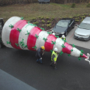 BOTTLE CHRISTMAS TREE - recycled Pronatura - Bydgoszcz / Poland
